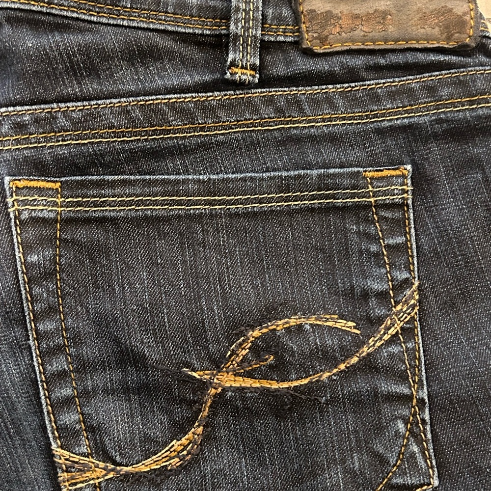 Silver Jeans Dark Blue Straight Leg Denim - Picture 4 of 4
